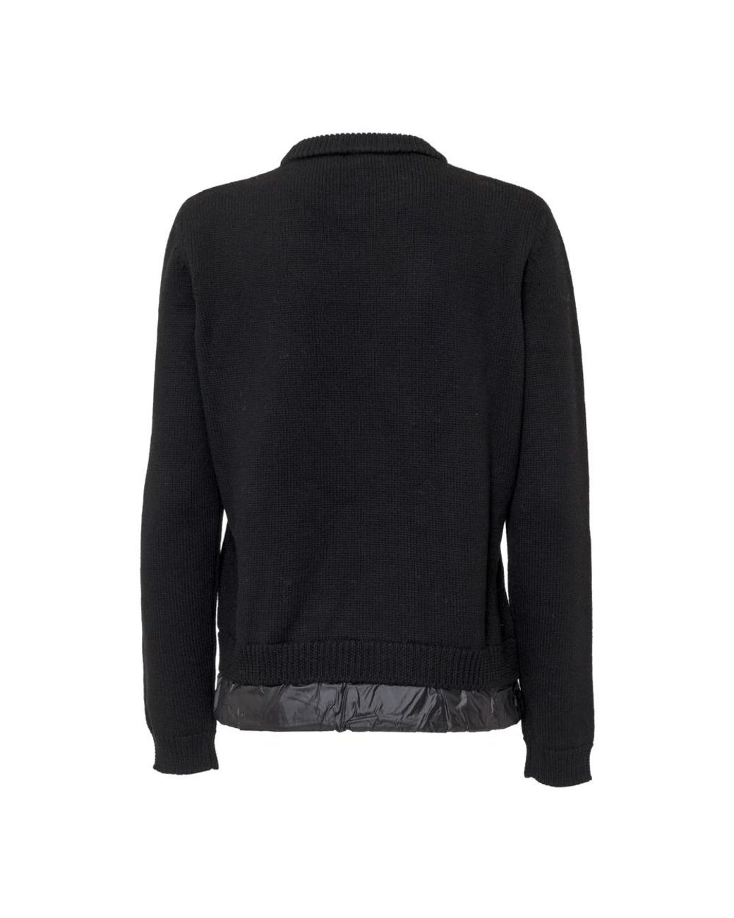 Fay Black Round-Neck Knitwear
