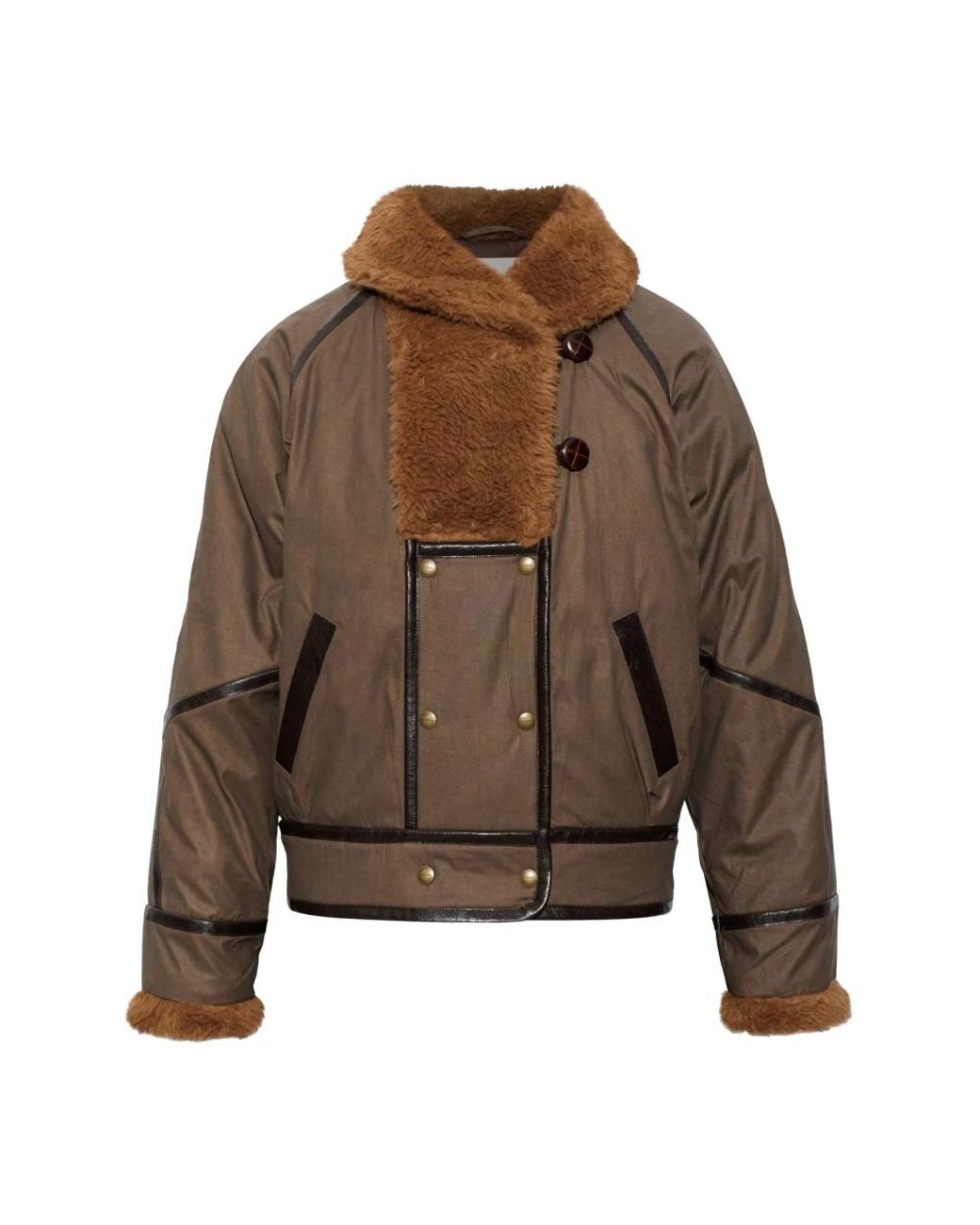 Isabel Marant Brown Faux Fur & Shearling Jackets