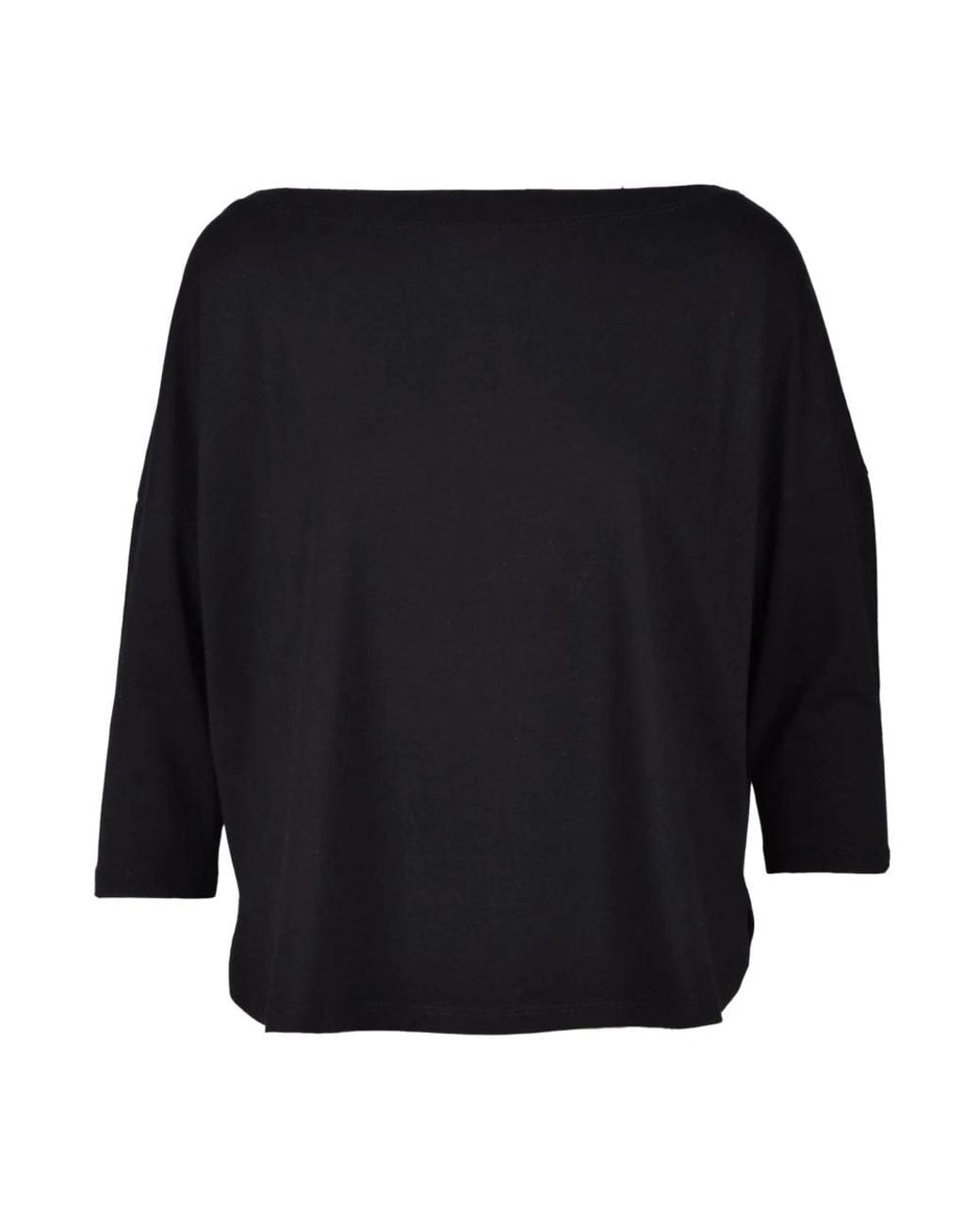 Wild Cashmere Black Long Sleeve T-Shirts