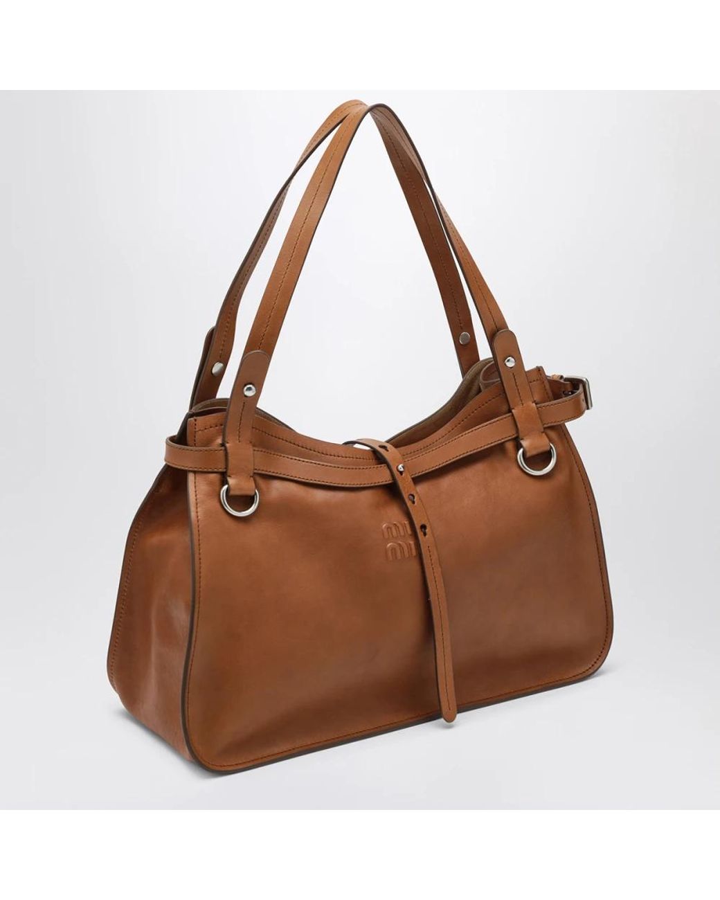 Miu Miu Brown Shoulder Bags