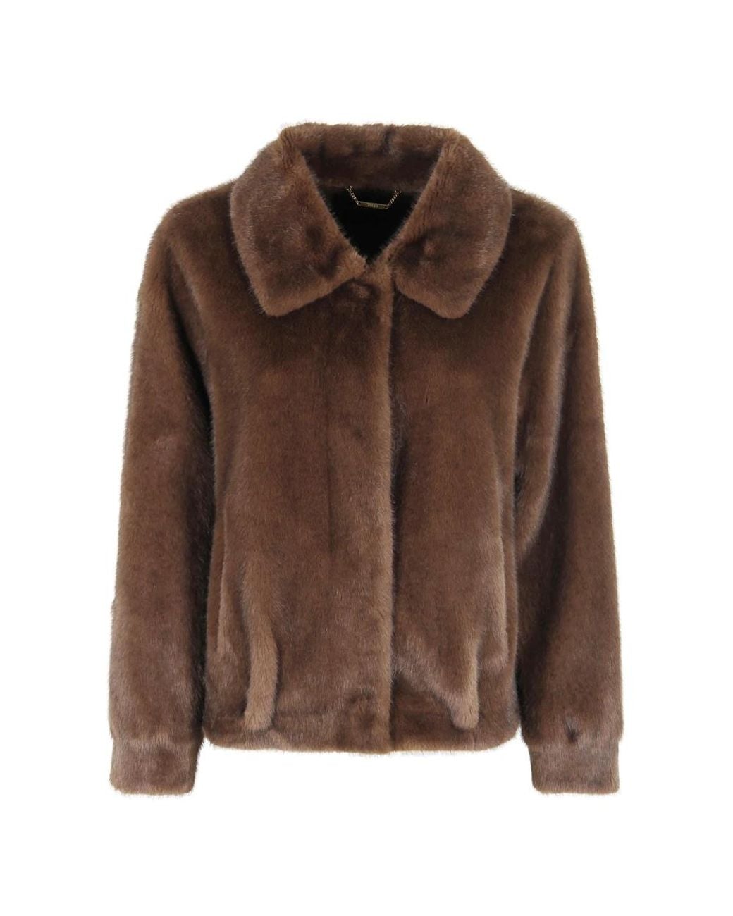 Seventy Brown Faux Fur & Shearling Jackets