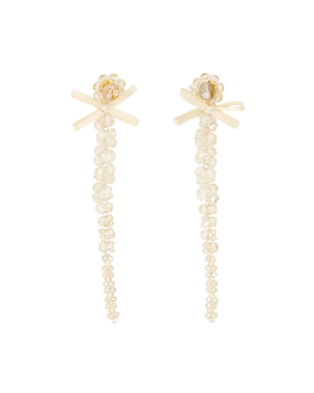 Simone Rocha White Earrings