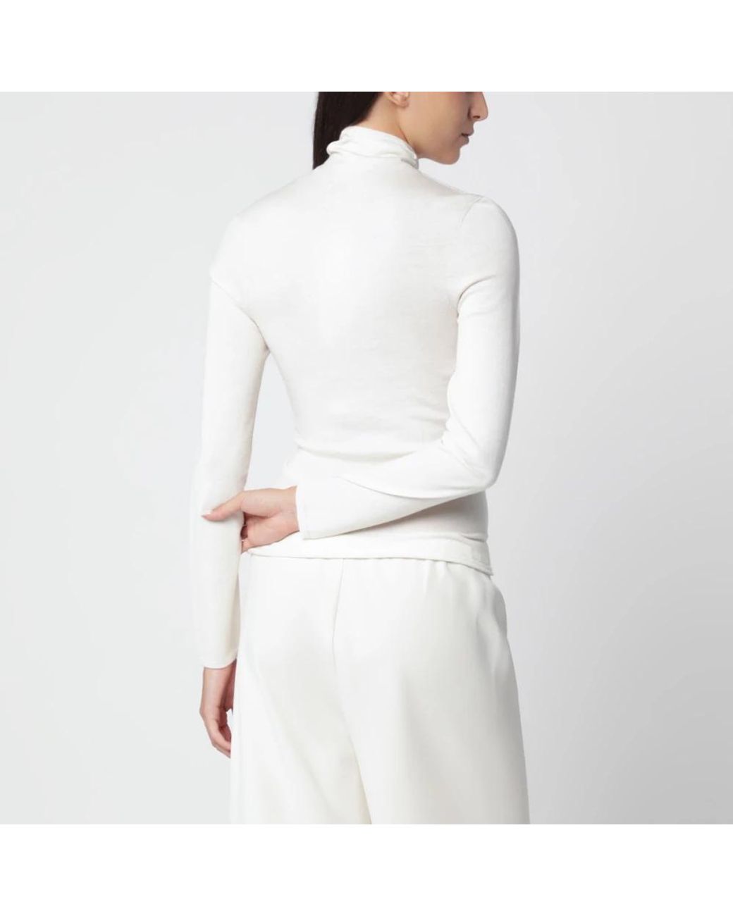 Almala White Turtlenecks