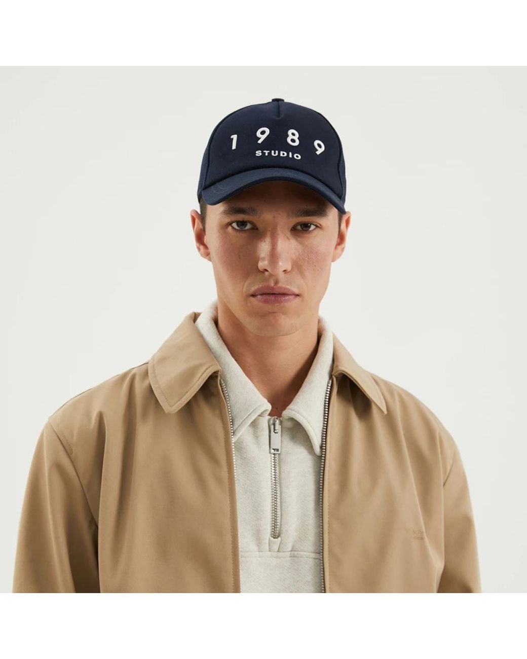 1989 STUDIO Blue Hats & Caps for men
