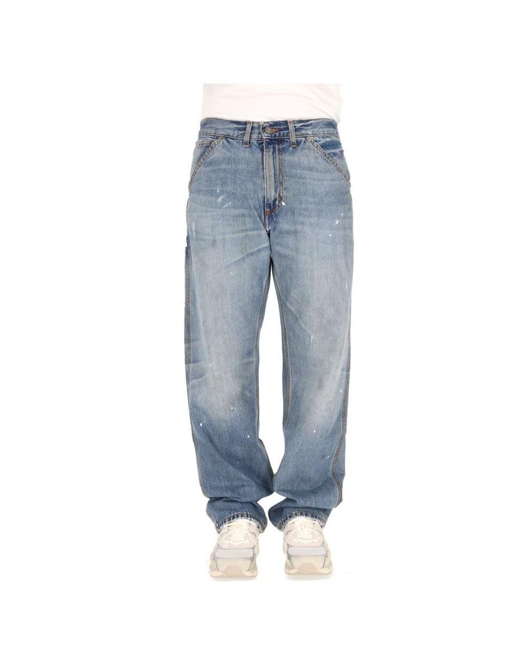 Haikure Blue Loose-Fit Jeans for men