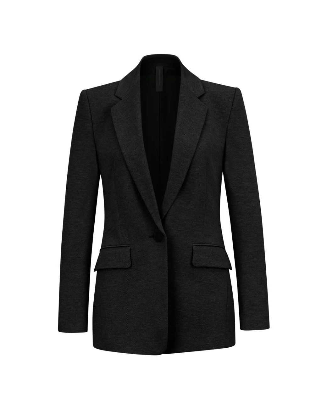 Drykorn Jassen ,Zwart ,Zwarte Blazer Atlin_2 in het Black