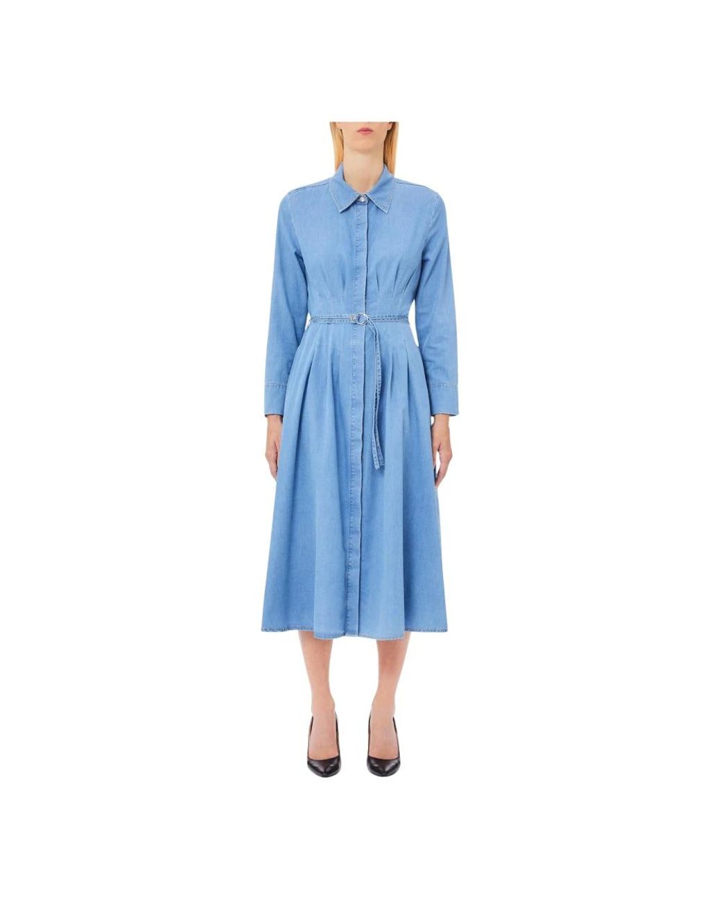 Liu Jo Blue Shirt Dresses