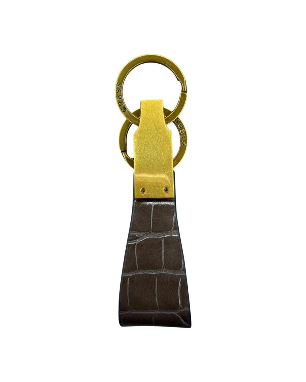 Guess Metallic Keychains for men