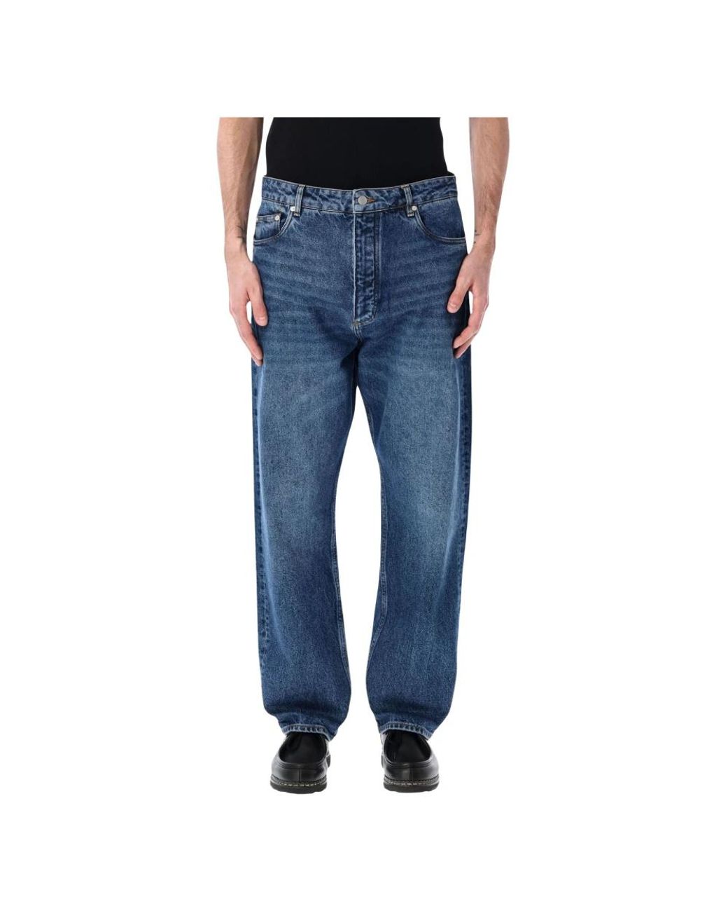 Studio Nicholson Blue Straight Jeans for men