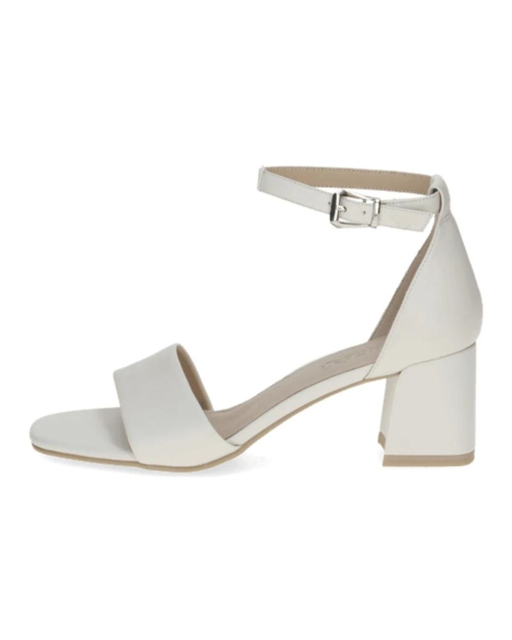 Caprice Metallic High Heel Sandals
