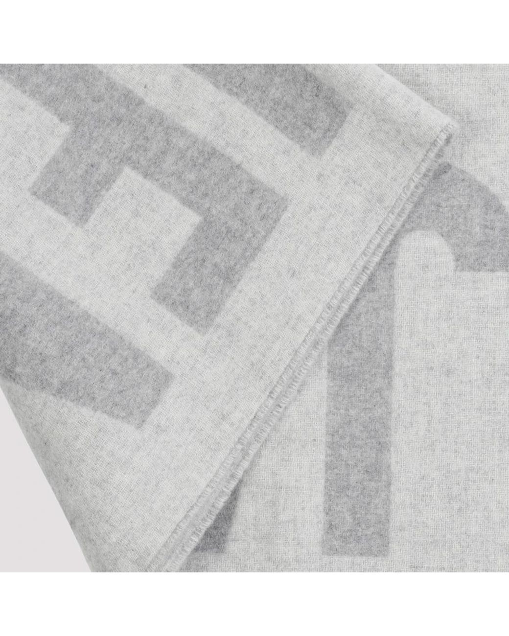 Wool Logoed L'Écharpe -Uomo di Jacquemus in Gray