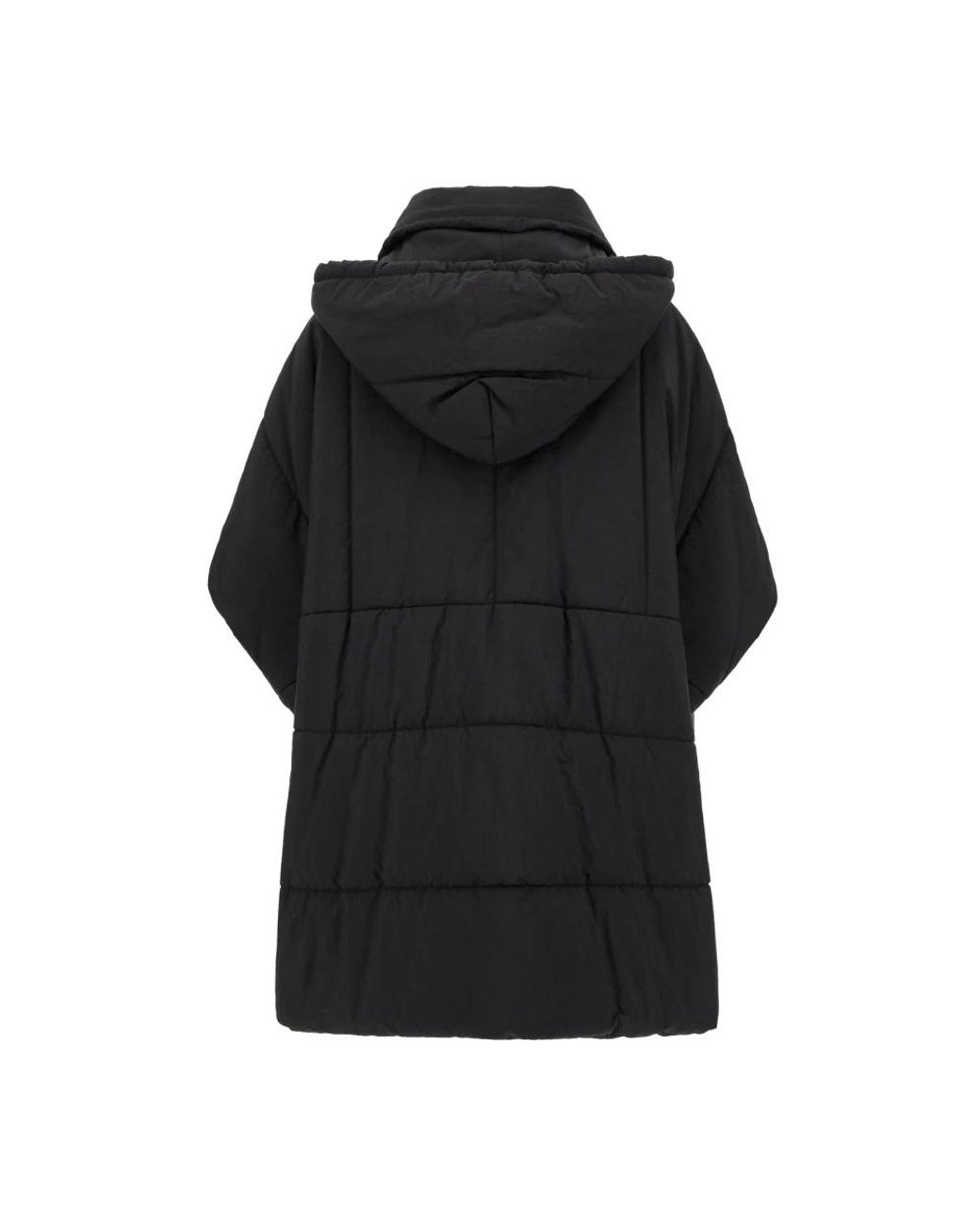 Erika Cavallini Semi Couture Black Down Jackets