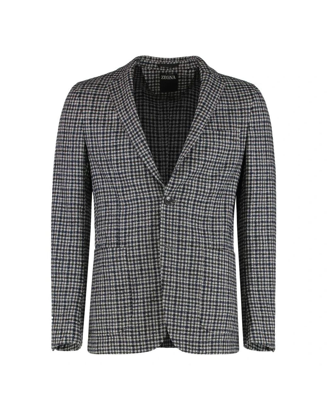 Zegna Gray Blazers for men