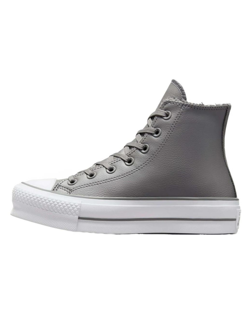 Converse altas grises plataforma online