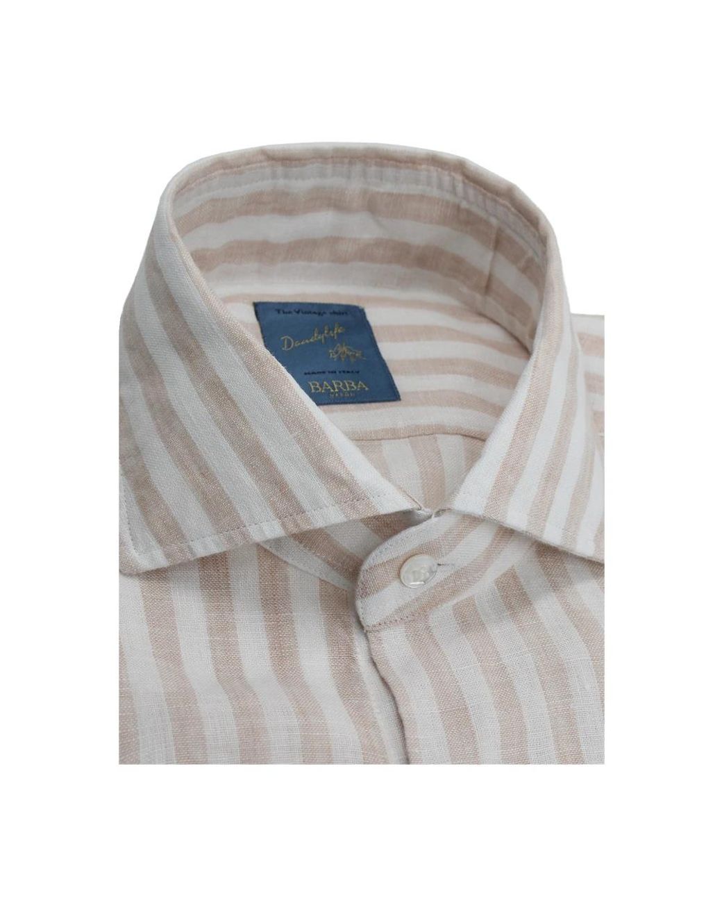 Barba Napoli Gray Casual Shirts for men