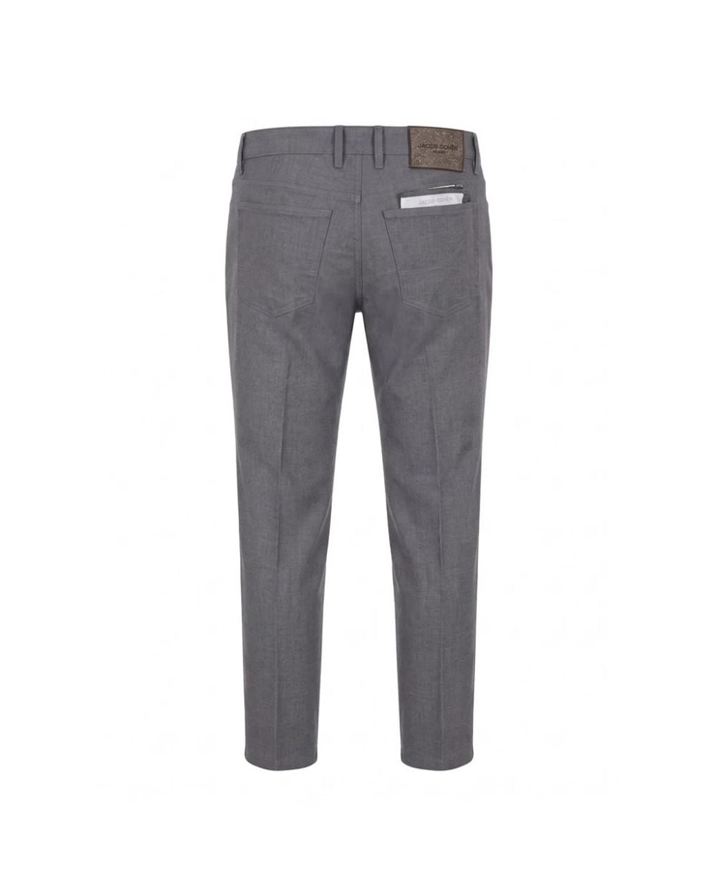 Jacob Cohen Gray Slim-Fit Trousers for men