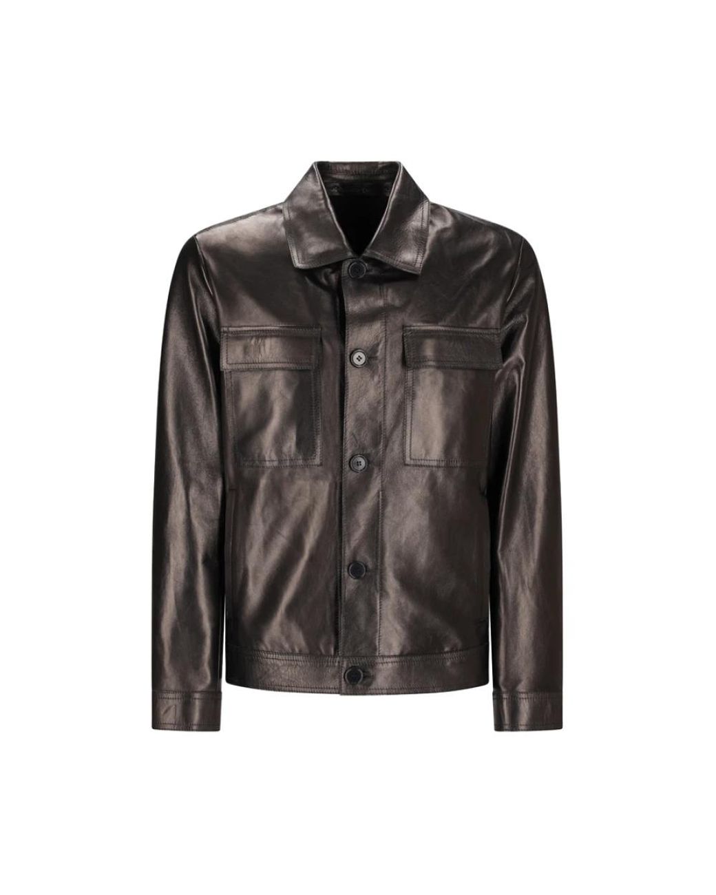Salvatore Santoro Black Light Jackets for men
