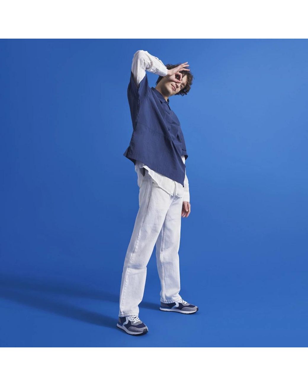 Voile Blanche Blue Sneakers for men