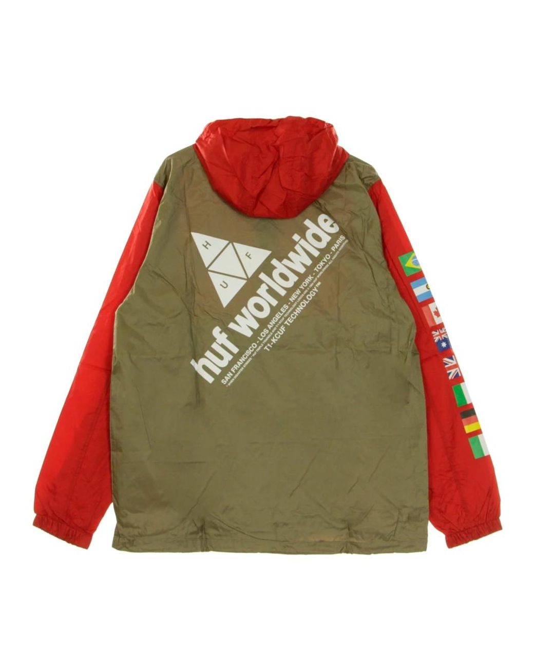 Huf Red Light Jackets for men