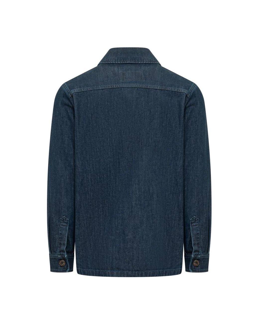 Fay Blue Denim Jackets for men