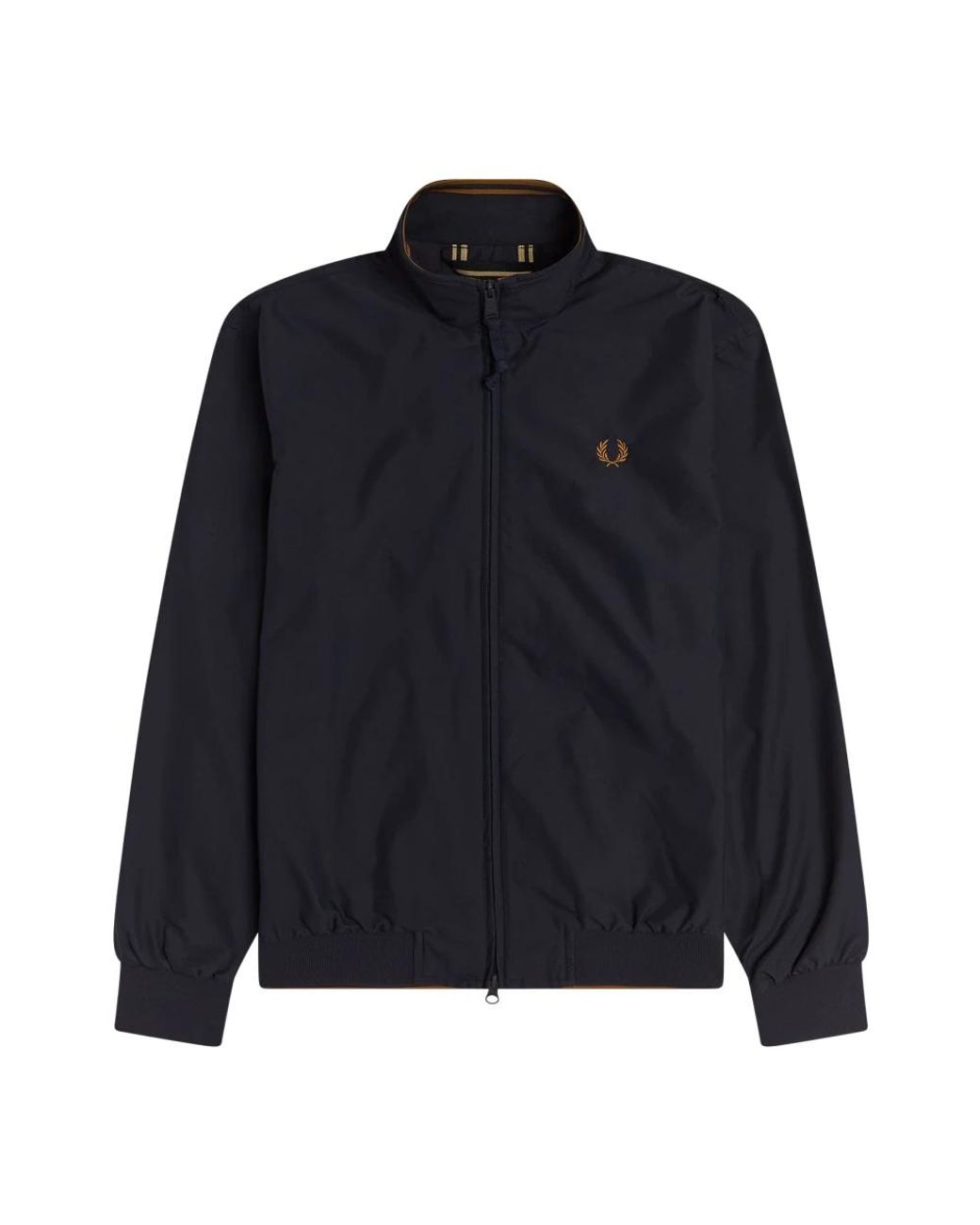 Fred Perry Jassen ,Blauw ,Nylon Sportief Nylon Jack Met Kenmerkende Bies in het Blue voor heren