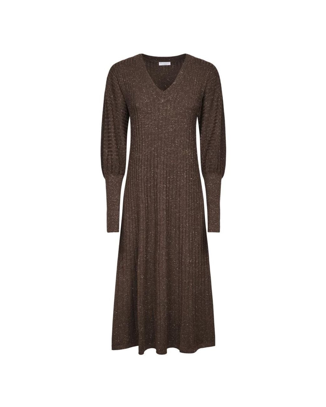 Brunello Cucinelli Brown Knitted Dresses