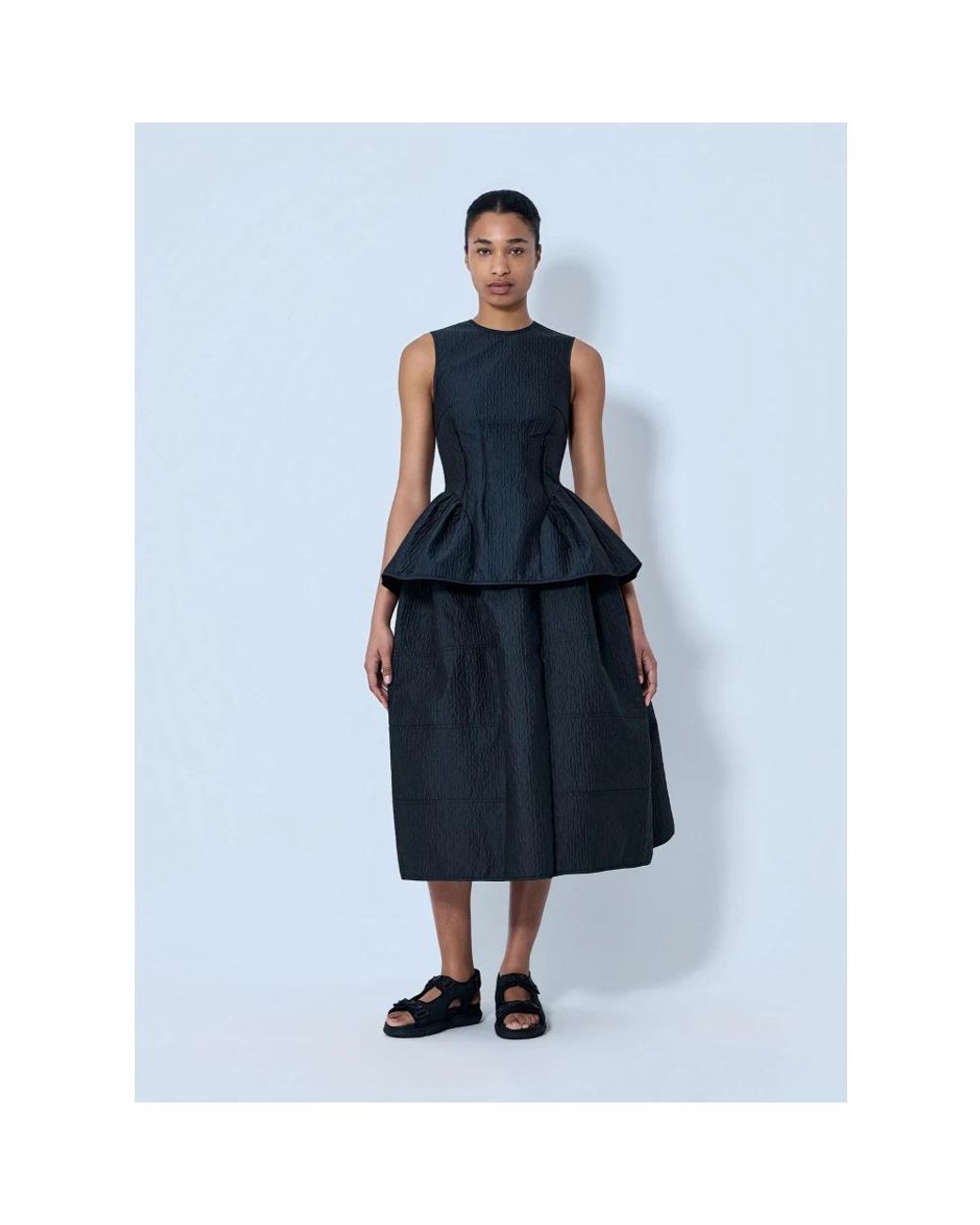 CECILIE BAHNSEN Blue Sleeveless Tops