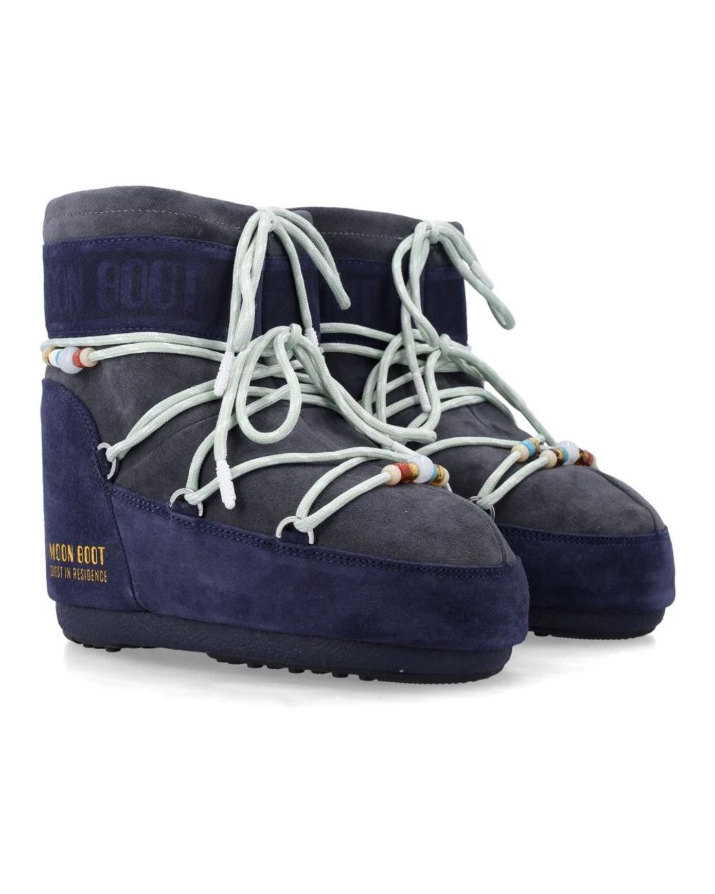 Moon Boot Blue Winter Boots