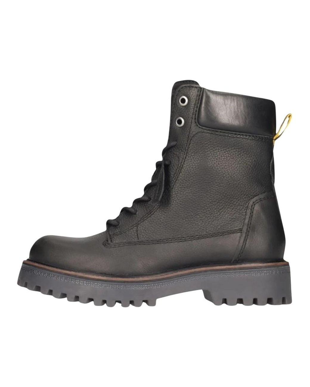Salamander Black Lace-Up Boots