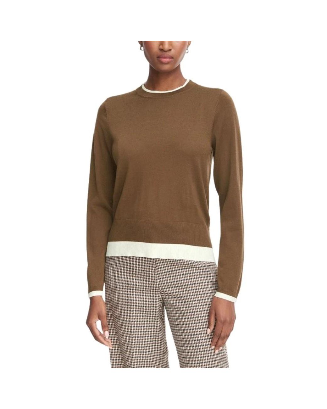 Marella Gebreide Kleding Lange Gebreide Kleding in het Brown