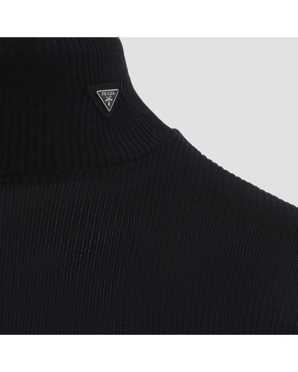 Prada Black Turtlenecks