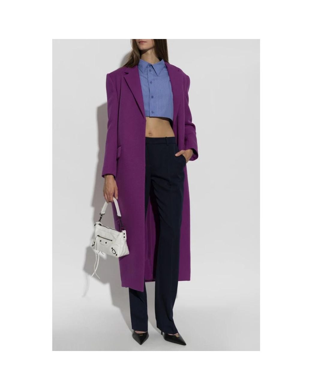 Balenciaga Blue Straight Trousers