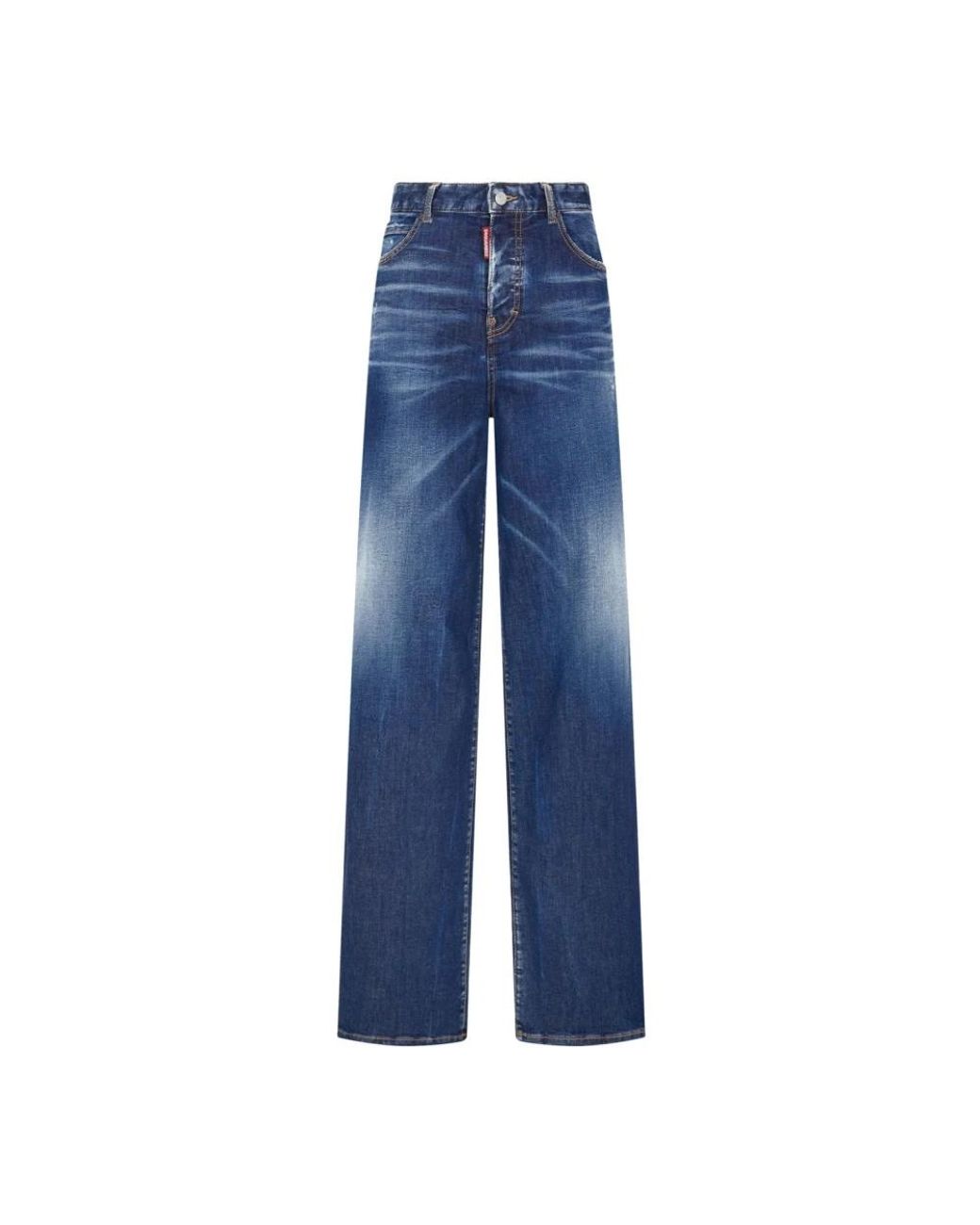 DSquared² Blue Straight Fit Jeans