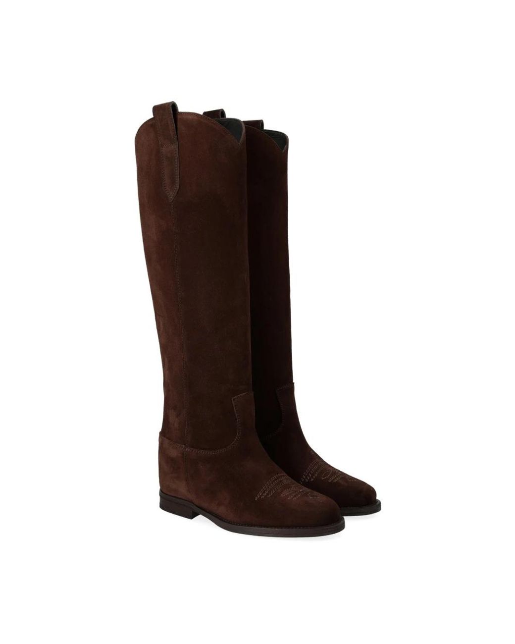 Via Roma 15 Brown Cowboy Boots