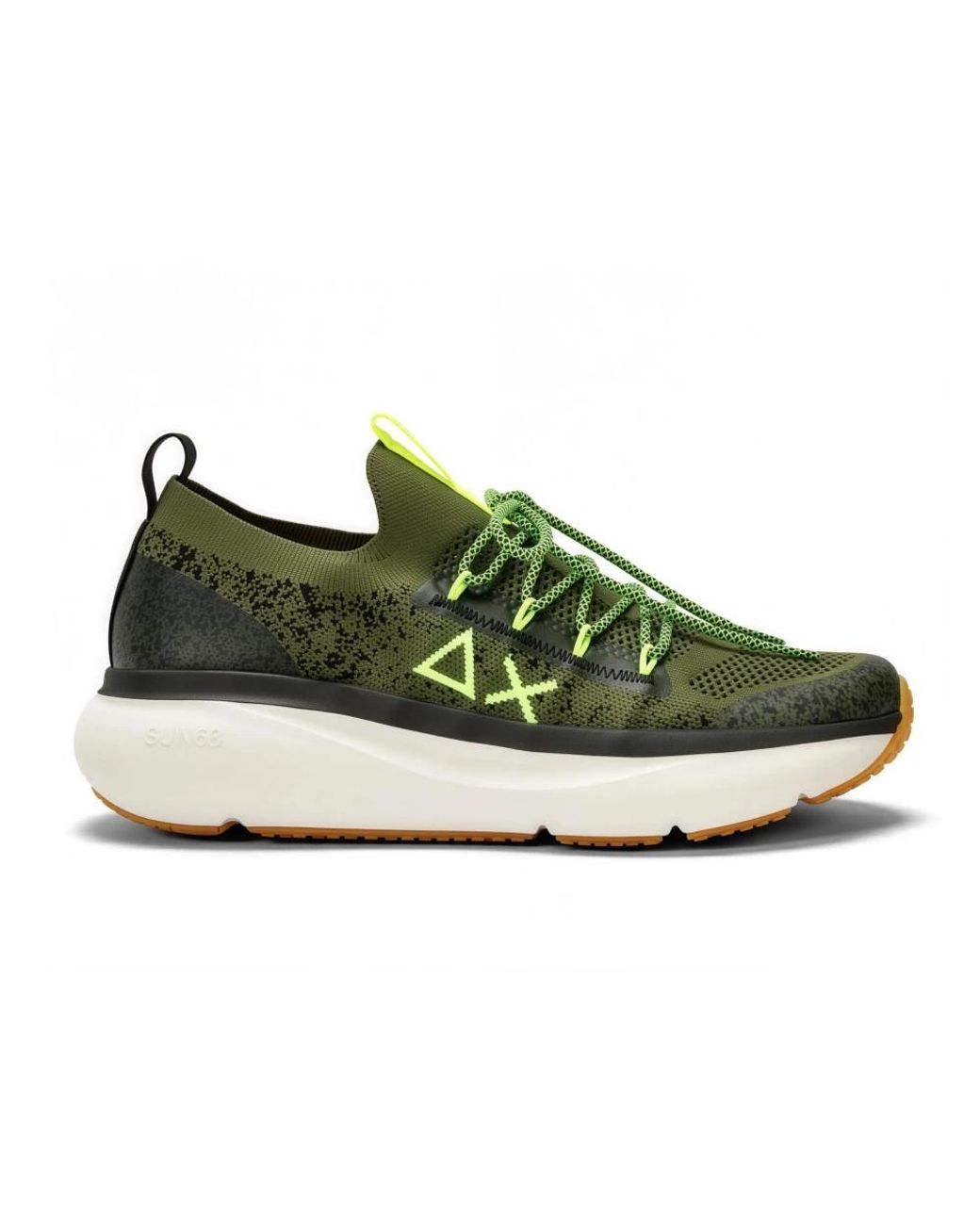 Sun 68 Jupiter Knit Sneaker in Green für Herren