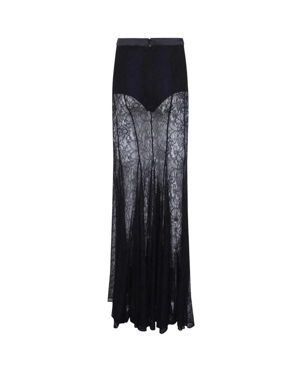 Elisabetta Franchi Black Maxi Skirts