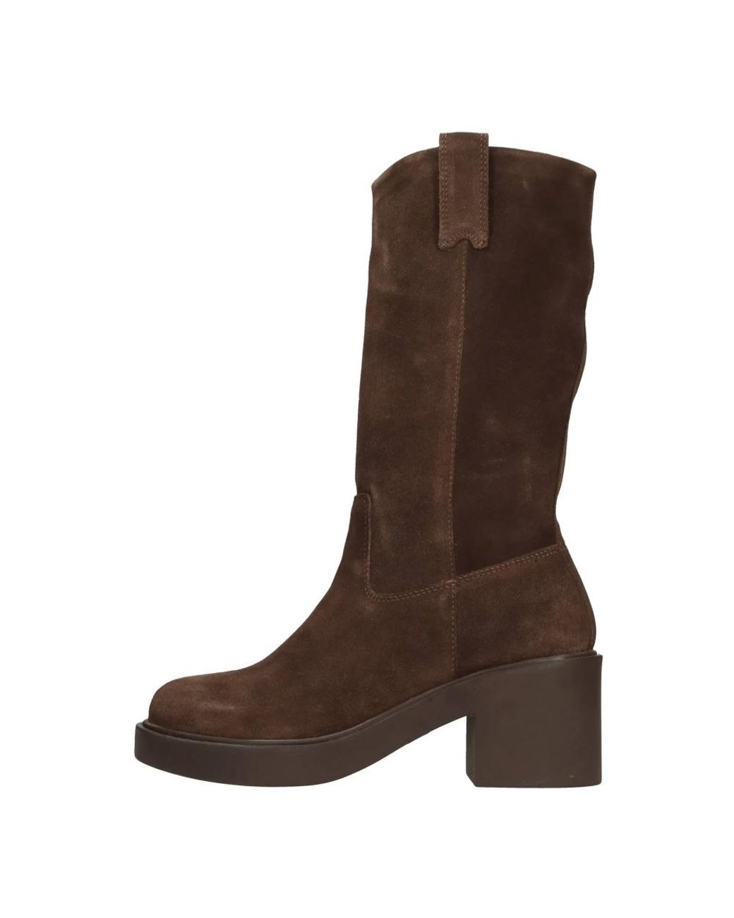 Emanuélle Vee Brown Heeled Boots