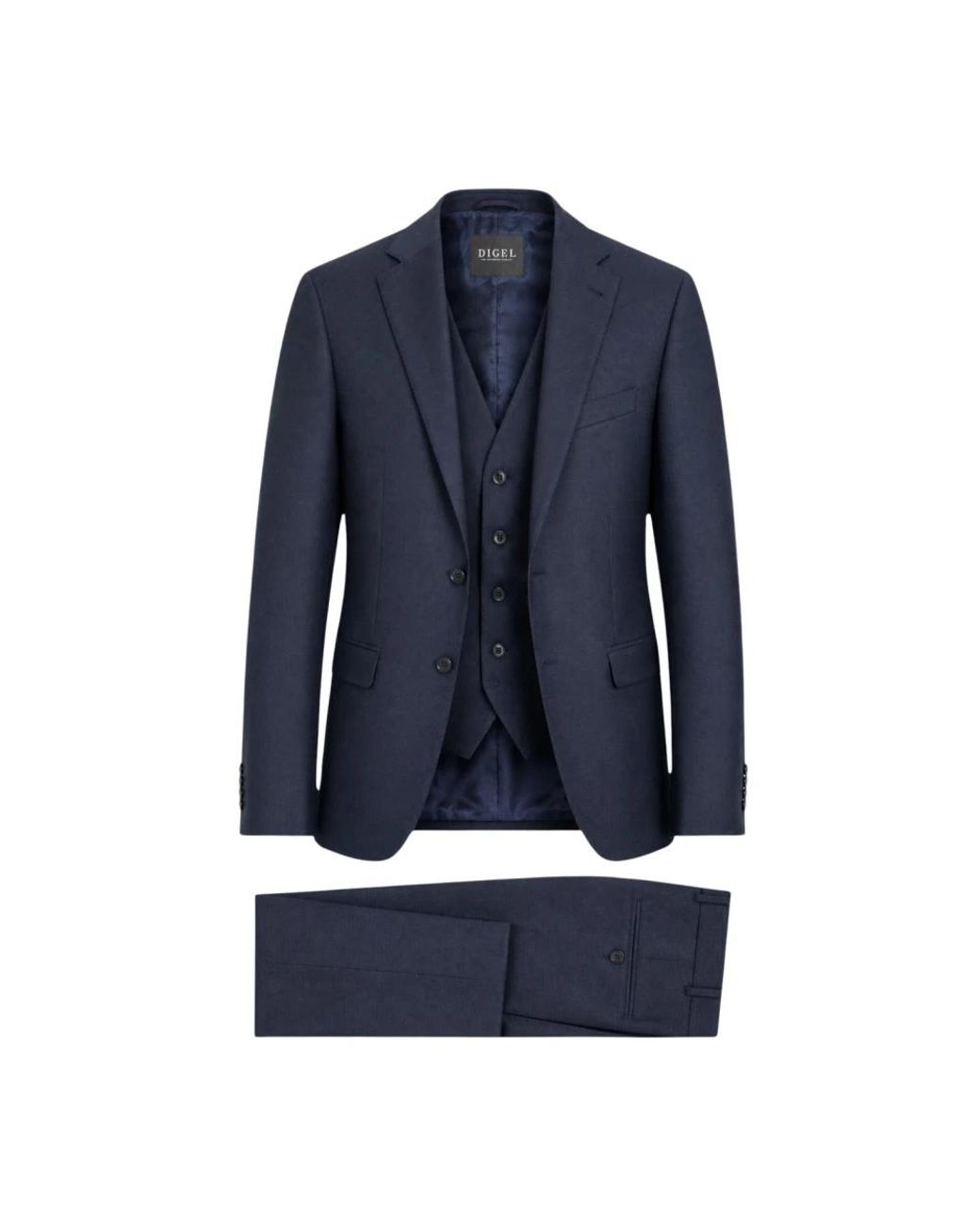 DIGEL Blue Single Breasted Suits for men
