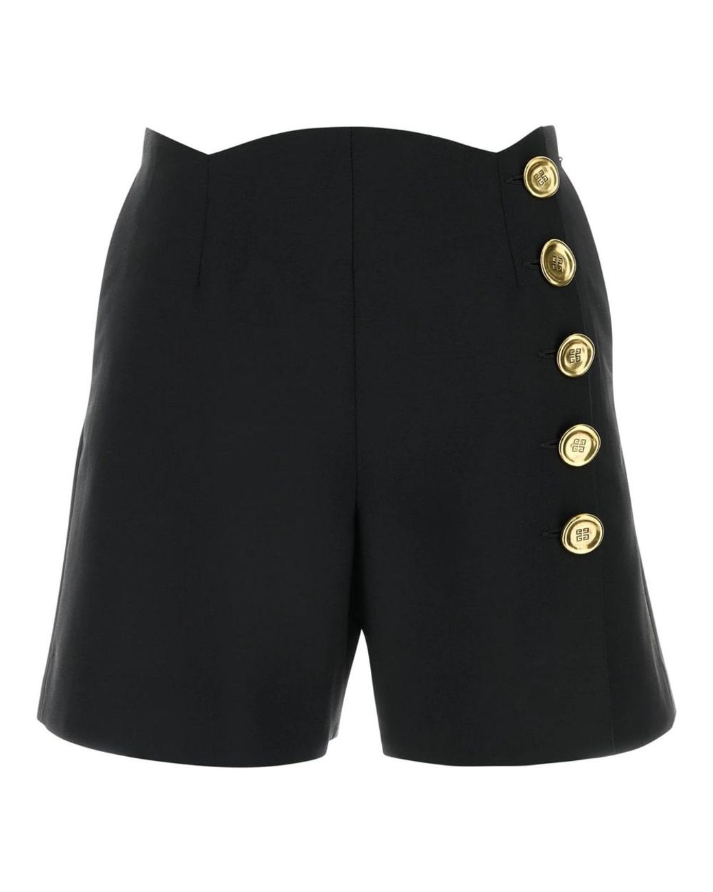 Givenchy Black Short Shorts