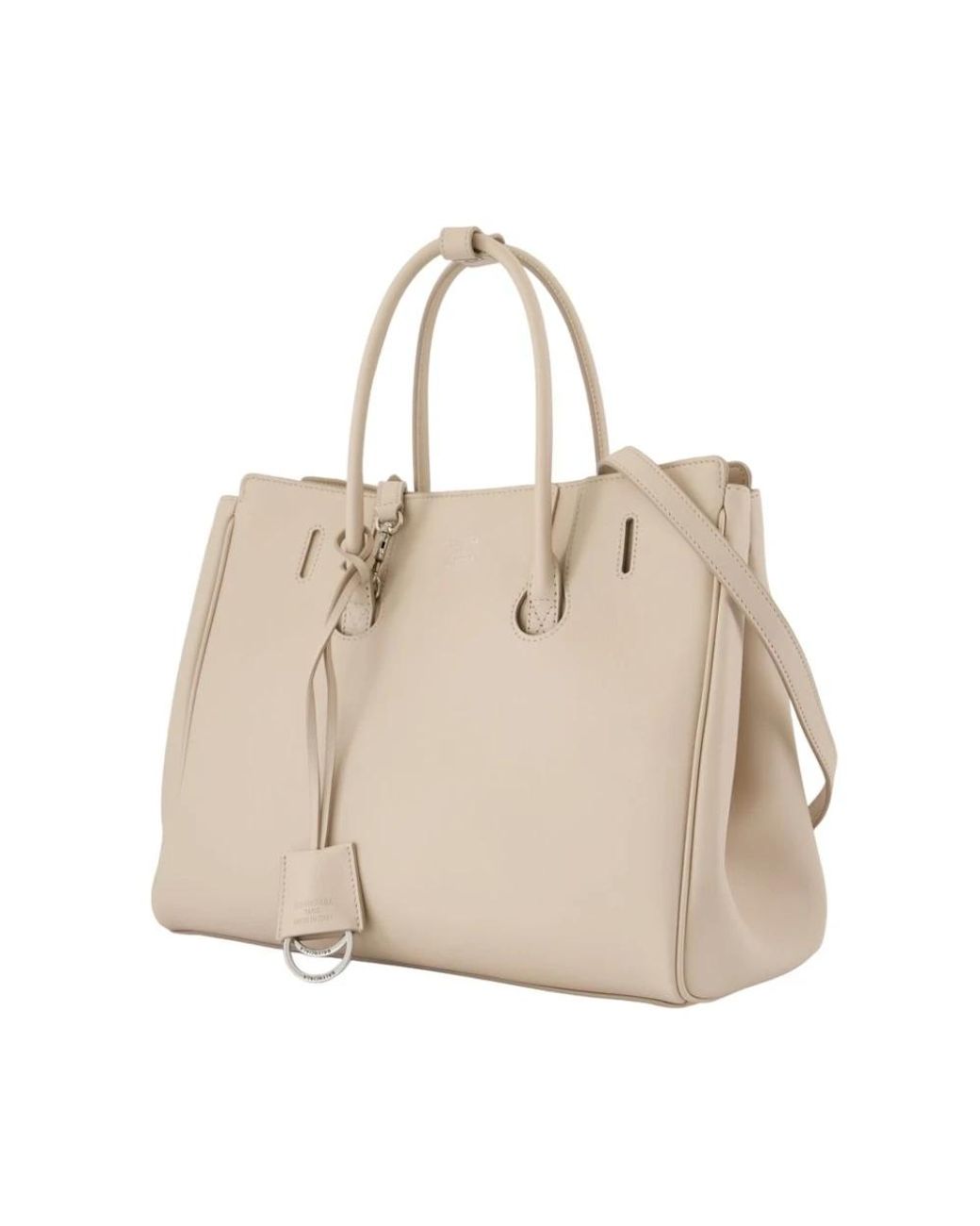 Balenciaga Natural Hampton Carry All Small Handbag