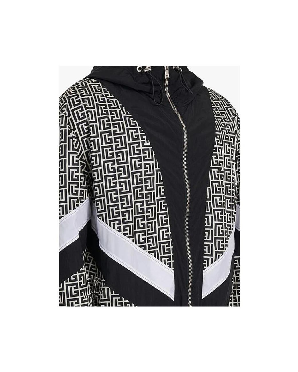 Balmain Black Zip-Throughs for men