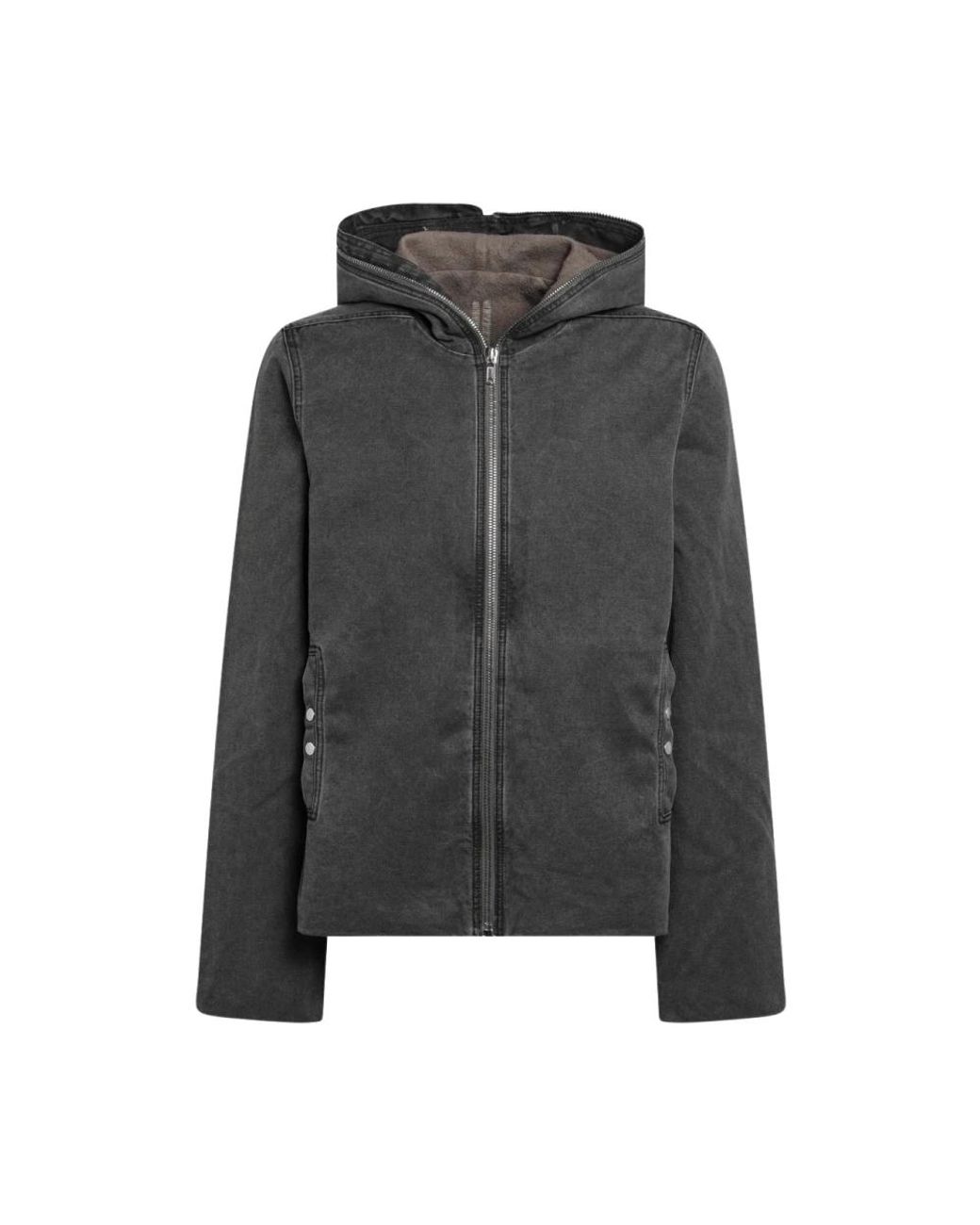 Rick Owens Gimp Zipfront Jkt in het Gray voor heren