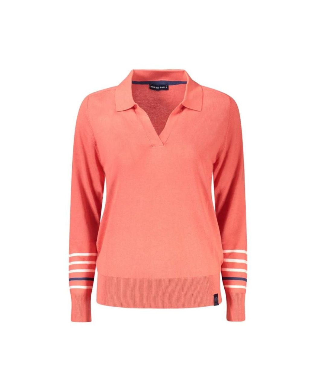North Sails Pink V-Ausschnitt Strickpullover