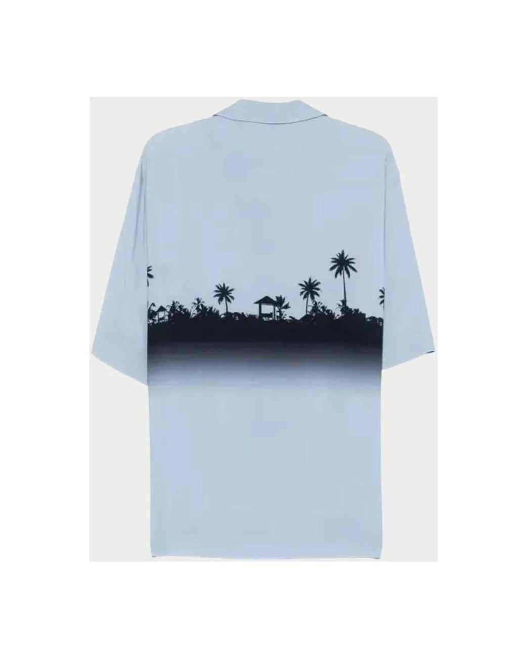 Boss Blue Short Sleeve Shirts for men