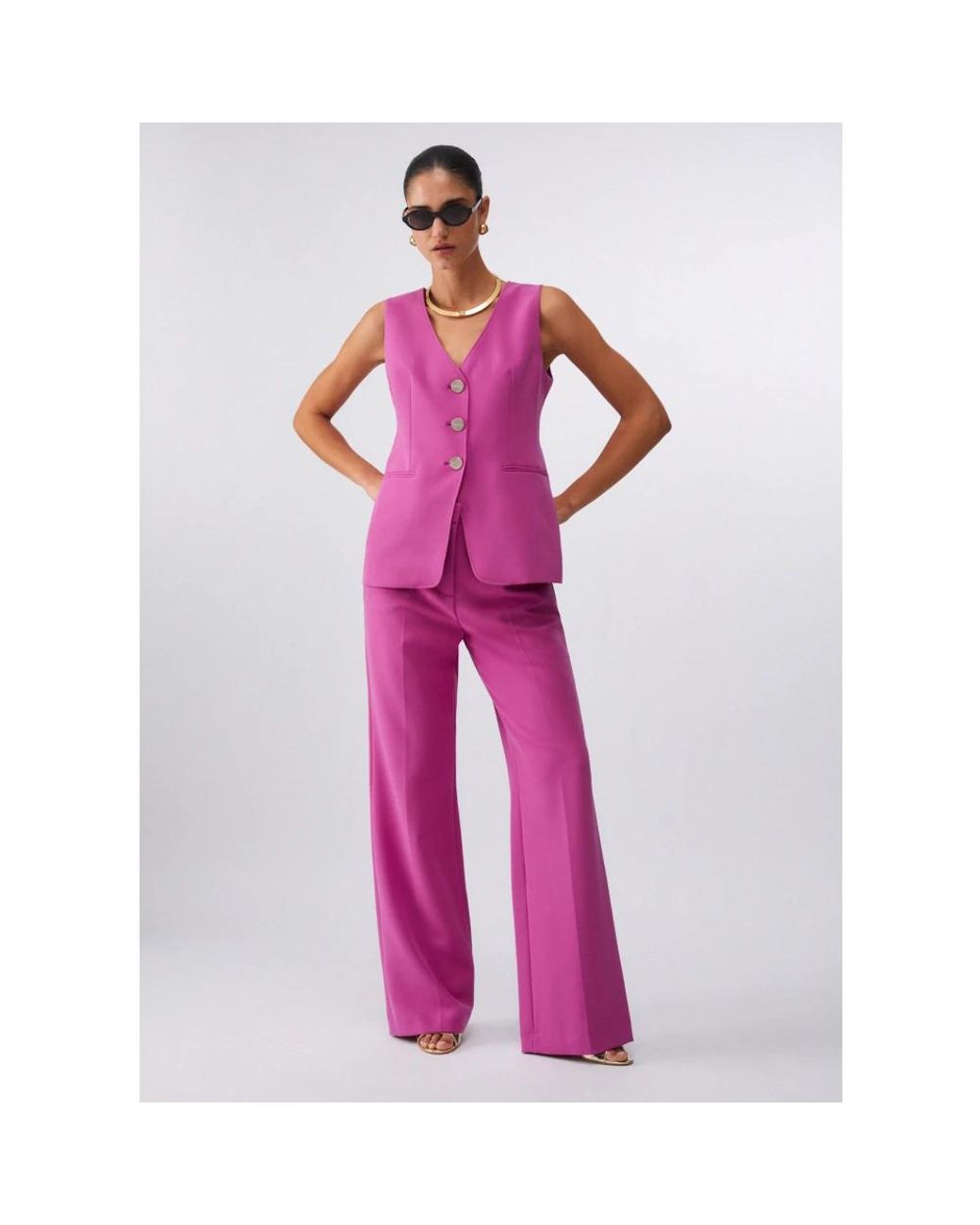 Liu Jo Purple Waistcoats