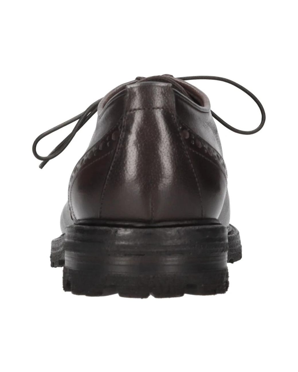 Pantanetti Brown Laced Shoes for men
