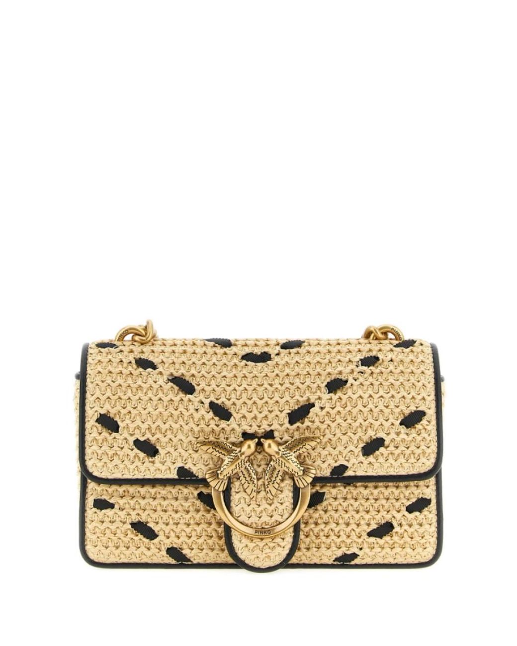 Pinko Metallic Cross Body Bags