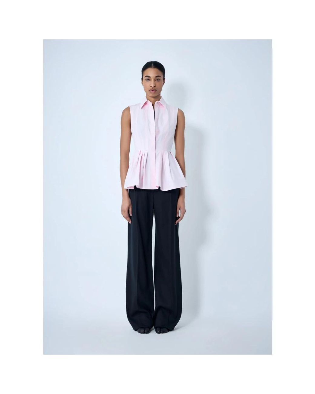 Sportmax Blue Wide Trousers