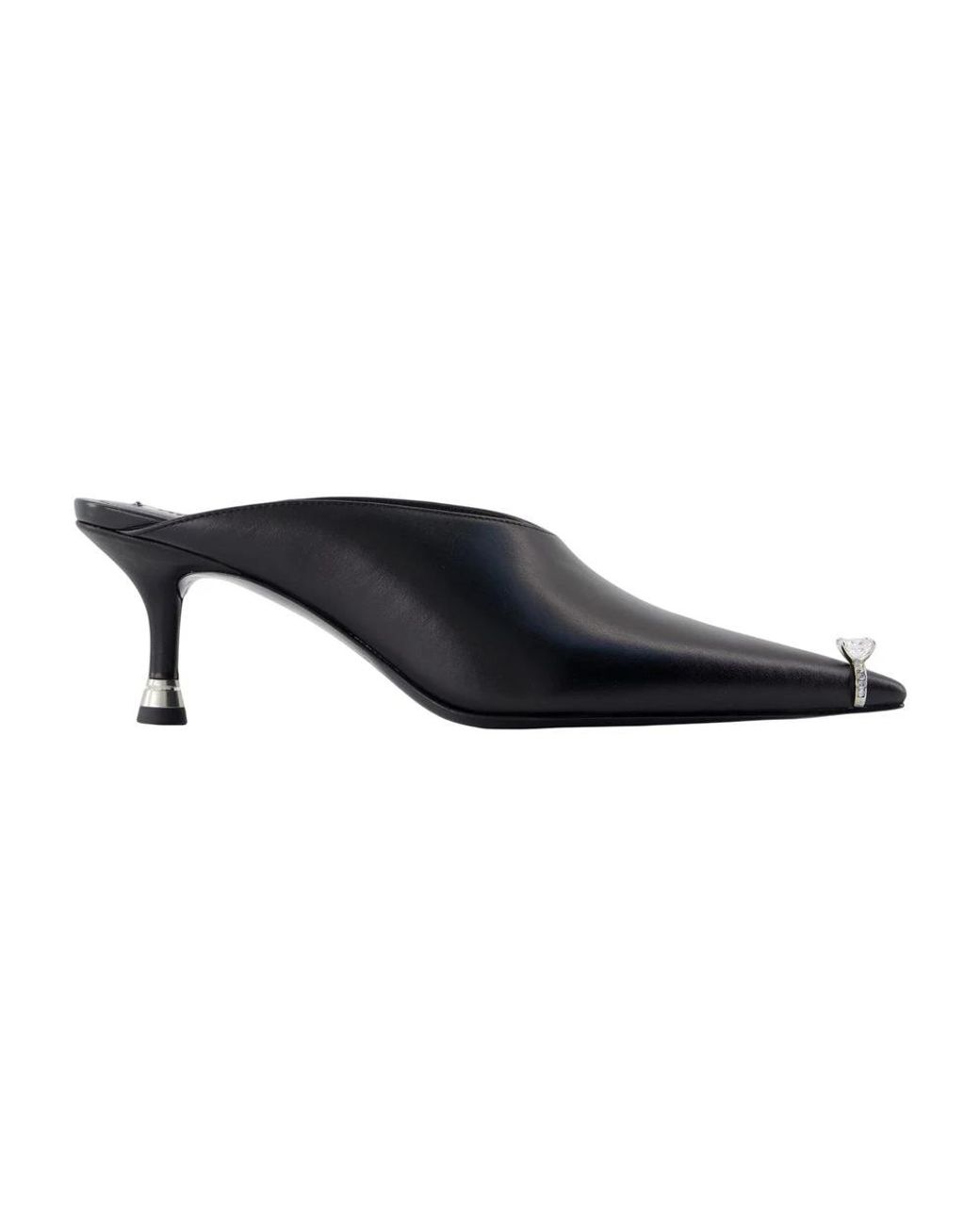Alexander Wang Blue Heeled Mules