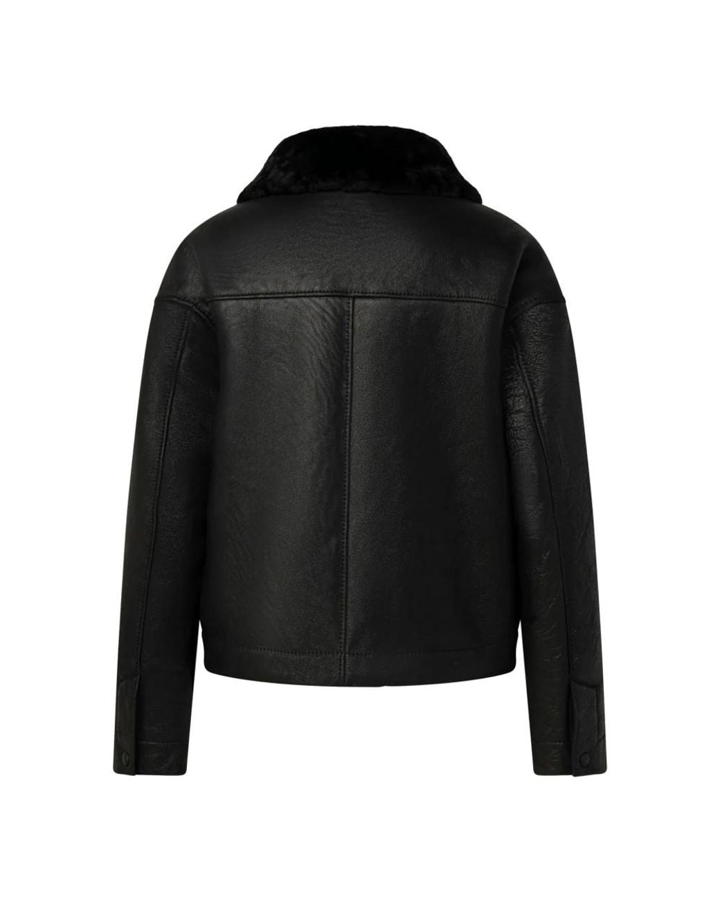 Windsor. Black Faux Fur & Shearling Jackets